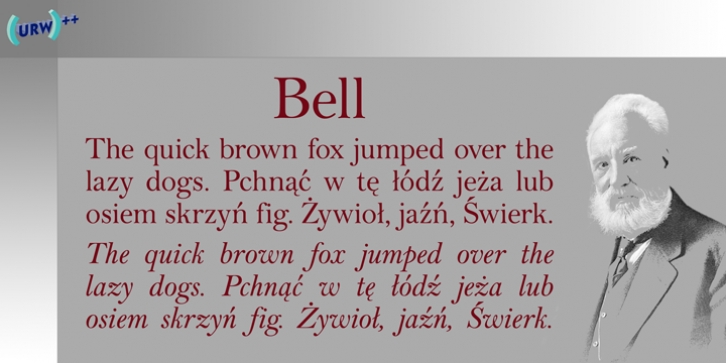 Bell font preview