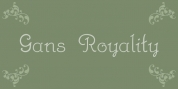 Gans Royality font download