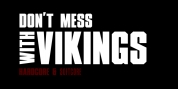 XXII DONT MESS WITH VIKINGS font download