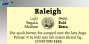 Raleigh font download