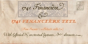 1741 Financiere font download