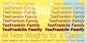 Tee Franklin font download