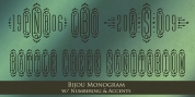 MFC Bijou Monogram font download