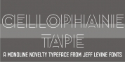 Cellophane Tape JNL font download