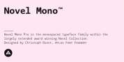 Novel Mono Pro font download