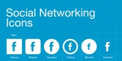Social Networking Icons font download