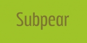 Subpear font download