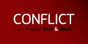 Conflict font download