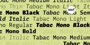 Tabac Mono font download