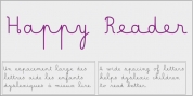 Happy Reader font download