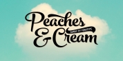 Peaches And Cream font download