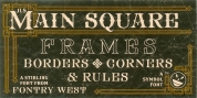 JLS Main Square Frames font download