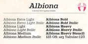 Albiona font download