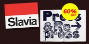 Slavia Press & Repress font download