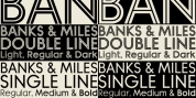 Banks amp; Miles font download