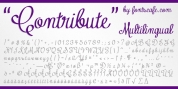 Contribute font download
