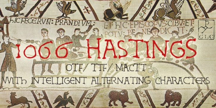 1066 Hastings font preview