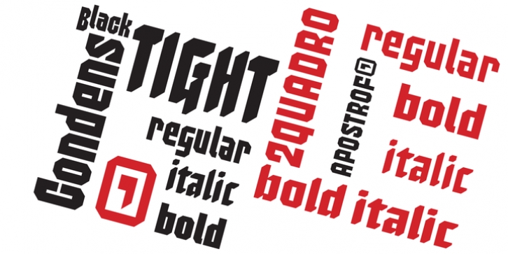 2 Quadro font preview