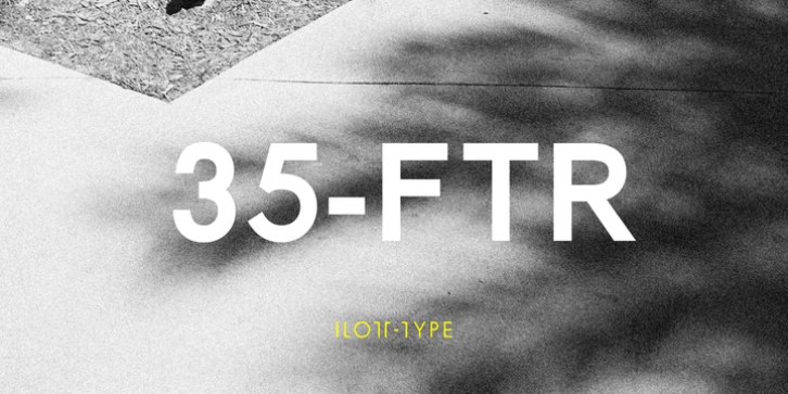 35-FTR font preview