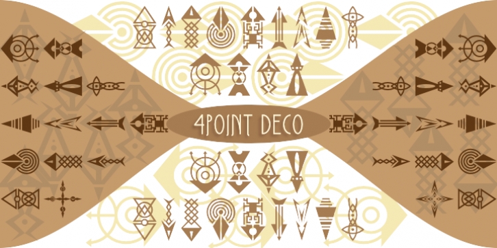 4 Point Deco font preview