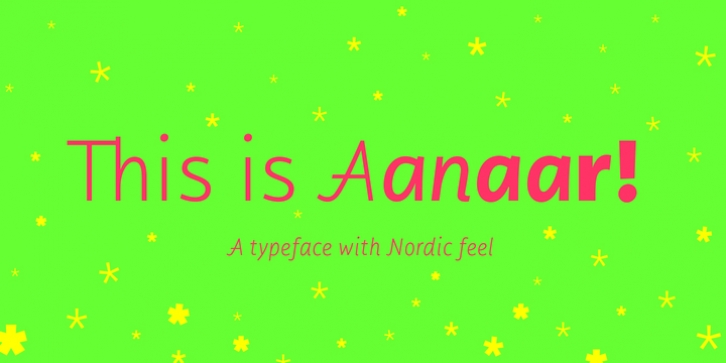 Aanaar font preview