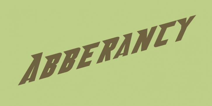 Abberancy font preview