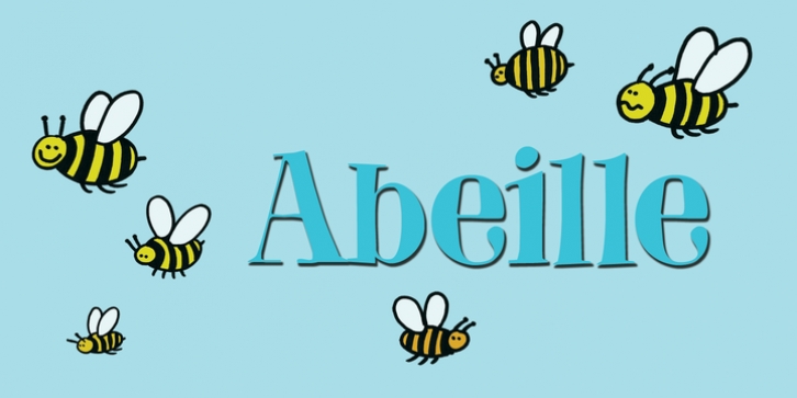 Abeille font preview