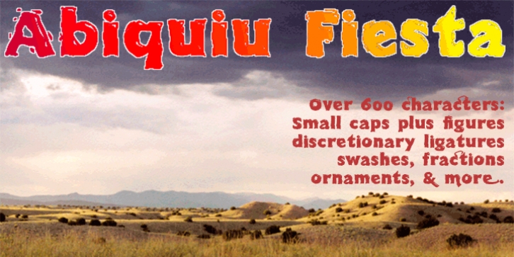 Abiquiu font preview