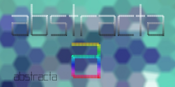 Abstracta font preview