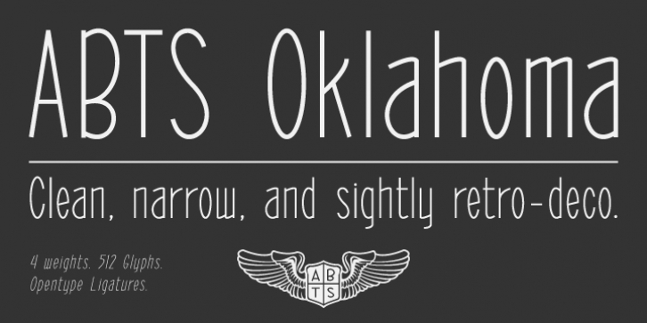 ABTS Oklahoma font preview