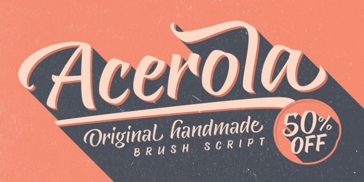 Acerola font preview