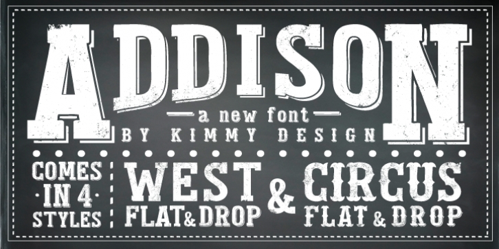 Addison font preview