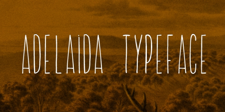 Adelaida font preview