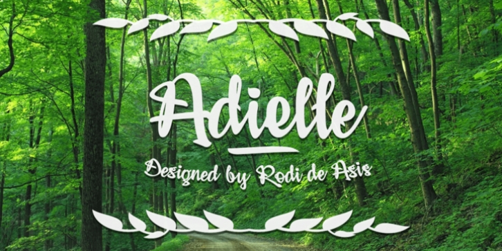 Adielle font preview