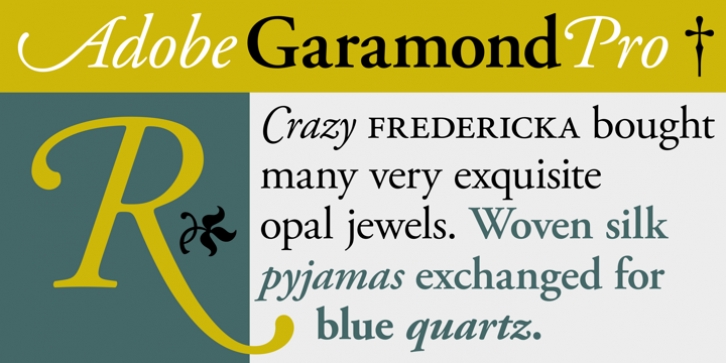 Adobe Garamond Pro font preview