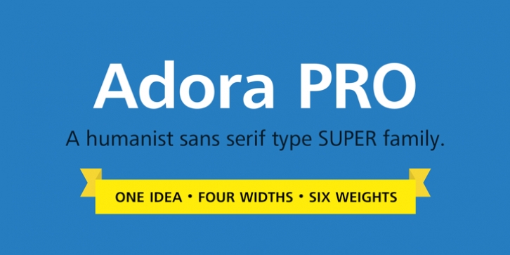 Adora Normal PRO font preview