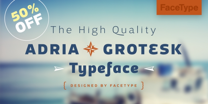 Adria Grotesk font preview