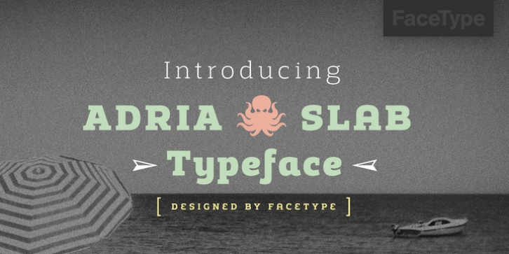 Adria Slab font preview