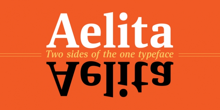 Aelita font preview