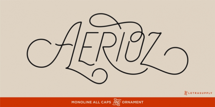 Aerioz font preview