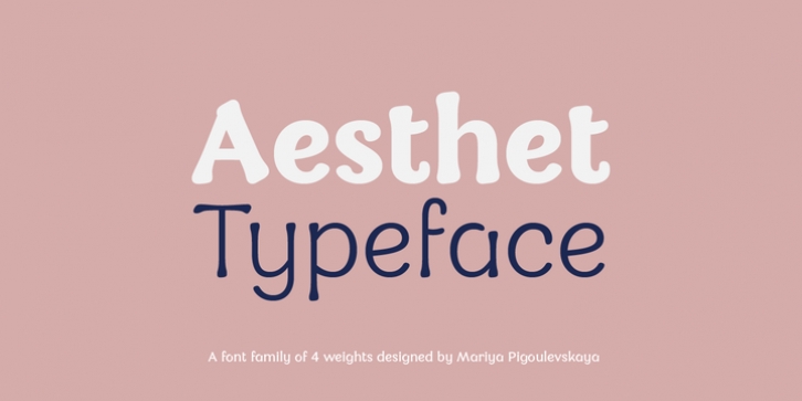 Aesthet font preview