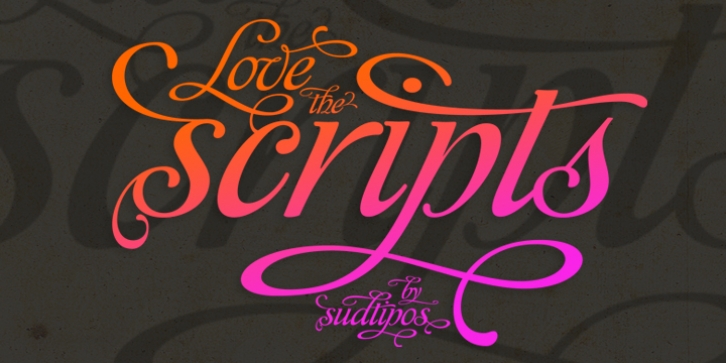 Affair font preview