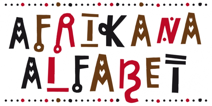 Afrikana font preview