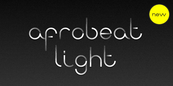 Afrobeat Light font preview