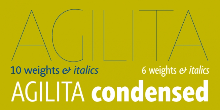 Agilita Std font preview