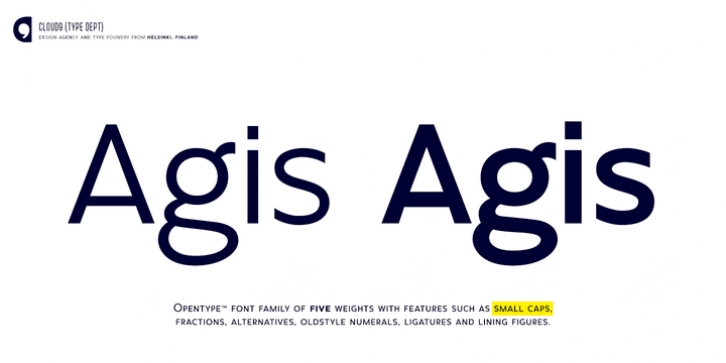 Agis font preview