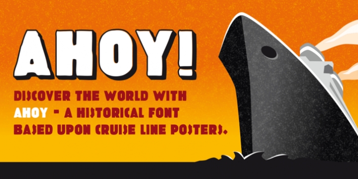 Ahoy font preview