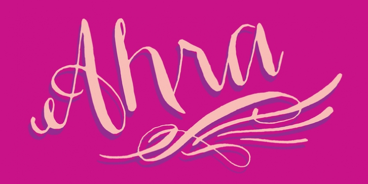 Ahra font preview