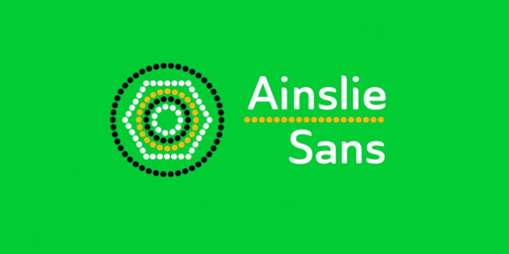 Ainslie Sans font preview