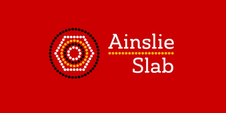 Ainslie Slab font preview